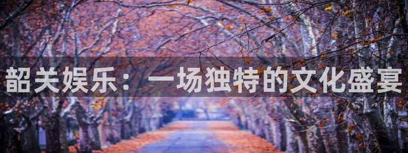 天顺娱乐平台总代理：韶关娱乐：一场独特的文化盛宴