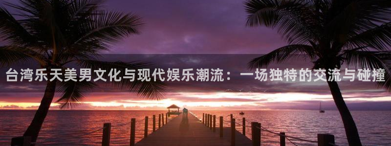 天顺娱乐vk：台湾乐天美男文化与现代娱乐潮流：一场独特的交流与碰撞
